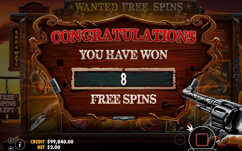 DEAD OR ALIVE Free Spins on the expanded 6x4 grid